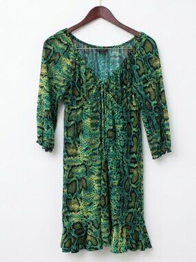 NWOT INC International Concepts Snake Print Mini Dress medium